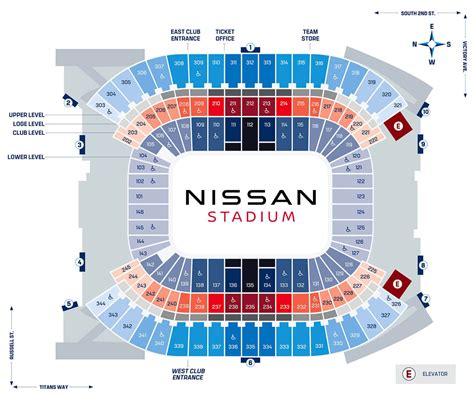 nissan stadium seat views|nissan stadium virtual seating chart.